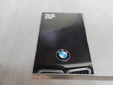 BROCHURE DEPLIANT ORIGINALE BMW 518 520 525 528 M535i M 535 i 1984 IN ITALIANO
