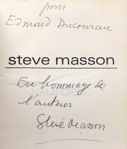 Rare 1969 envoi dédicace - rare,