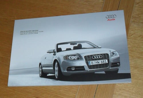 Audi cabriolet brochure - audi,