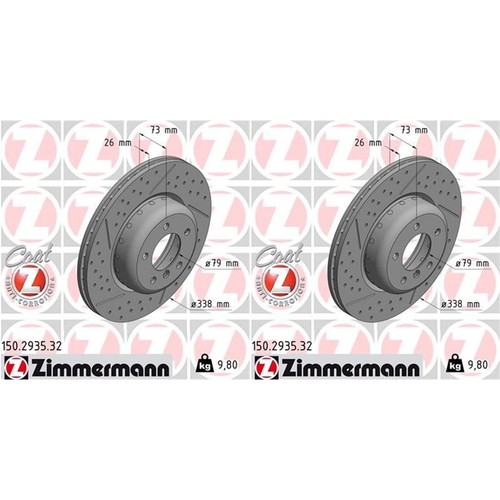 Zimmermann formula dischi - formula,