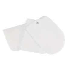 SET DI 3 SPATOLE PER IMPASTO TORTE IN PLASTICA UTENSILI DA CUCINA BIANCO