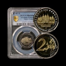 GERMANIA. 2007, 2 euro, F -