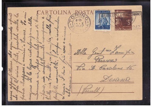 Cartolina postale lire - cartolina, 3