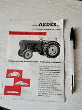 PORSCHE TRATTORE depliant