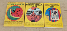 ESTATE GIALLA di Ellery Queen 1973 1978 1980 Mondadori tre libri