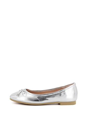 Claud ballerine argento - ballerine,