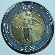 500 Lire 1985 Redenzione dalla