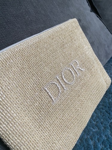 Dior rafia pouch - rafia,