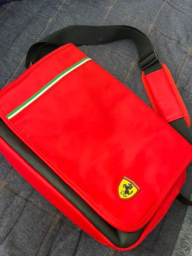 Borsa tracolla ferrari rossa - a,
