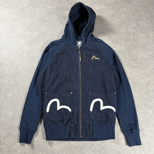 Evisu felpa con cappuccio - cappuccio, uomo