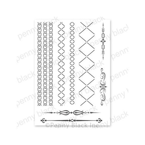 Penny black fogli - 5"x7", stick