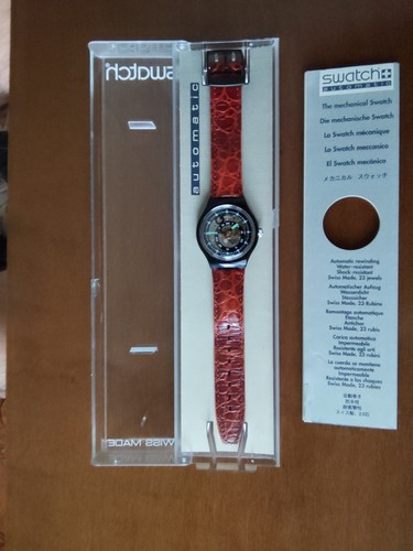 Swatch automatic sab102 black - swatch, "black