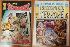 gore scanners + i racconti del terrore fumetti horror numero 1 splatter gore dyd