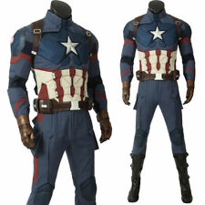 Costume Capitan America cosplay vestito completo adulti professionale Steve 2017