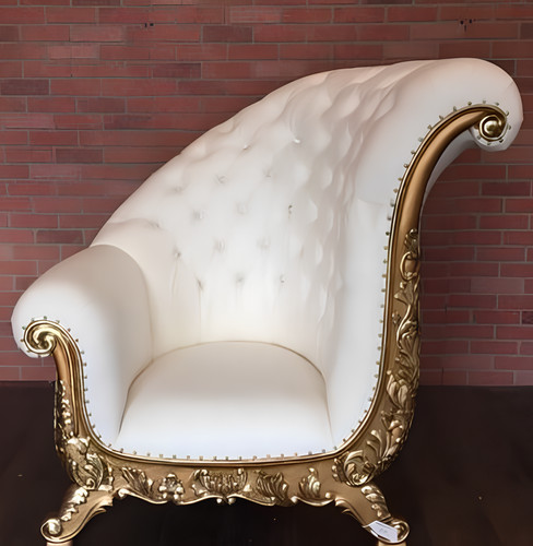 Poltrona trono imbottitura - poltrona,