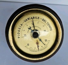Vintage Barometer Thermometer