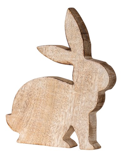 Coniglietto legno mango - coniglietto,