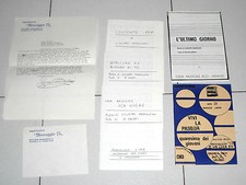 Libretto Musical MESSAGGIO 73 E la luce fu spartiti lettera Mazzoleni autografo