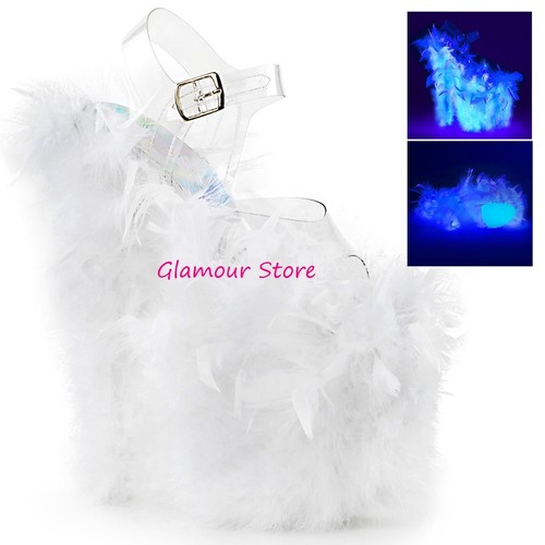 Sexy sandali piume - piume, marabou