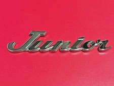 ALFA ROMEO JUNIOR LOGO SIGLA EMBLEMA FREGIO STEMMA SCRITTA TARGHETTA BADGE TARGA