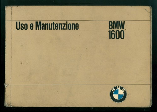 Bmw 1600 libretto uso - libretto, e