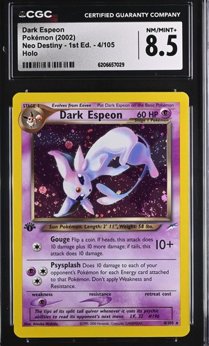 Cgc dark espeon 105 neo - dark,
