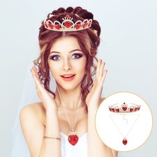  1 set diadema a cuore e set