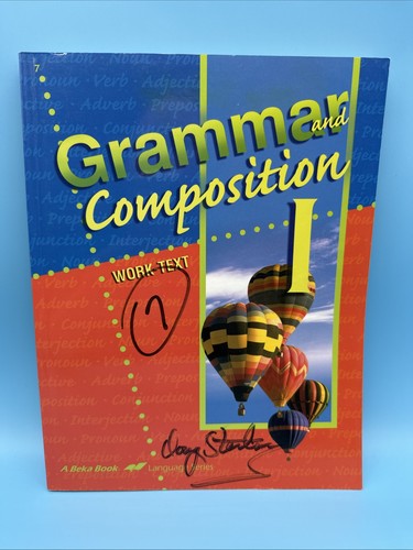 Abeka grammar composition i - grammar,