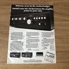 GRAM154 MAGAZINE ADVERT 11X8 SANSUI AU3900 AMPLIFIER/TUNER