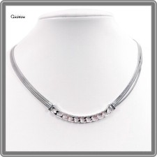 Women 925 Silver Choker Chain