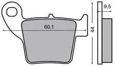 pastiglie freno POSTERIORE