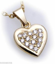 1 Ciondolo Cuore Oro 333 con