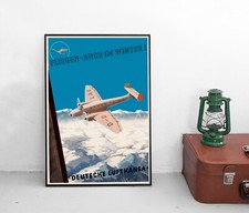 Poster Lufthansa anche in