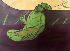 Valerio ADAMI 1988 acquaforte