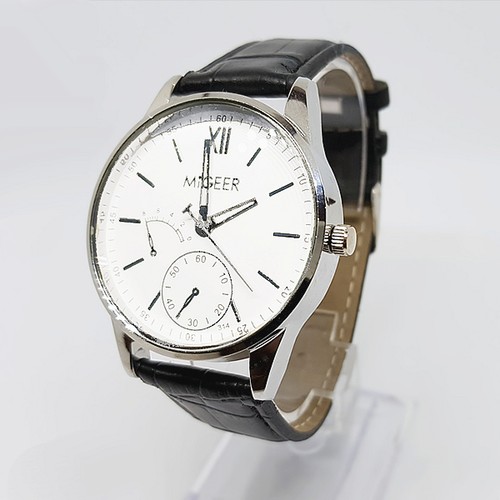 Pelle orologi quarzo uomo - pelle,