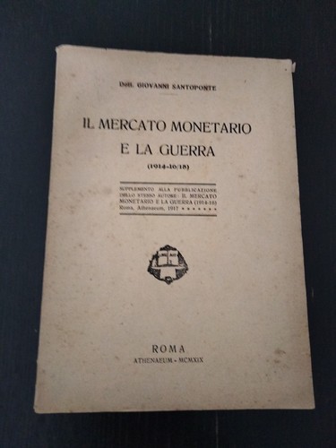1919 mercato monetario la - il,