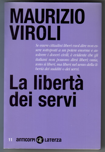 Maurizio viroli la libertà - maurizio,