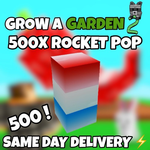 X500 rocket pop seeds - rocket,