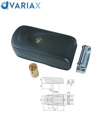 SERRATURA ELETTRICA CON GANCIO ROTANTE SENZA PULSANTE - CISA 1A721