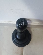 POMELLO LEVA CAMBIO + CUFFIA NERA PER FORD FIESTA V FUSION TRANSIT -  5 Marce 