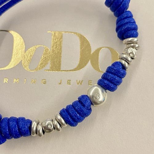 Dodo pomellato bracciale blu - bracciale,