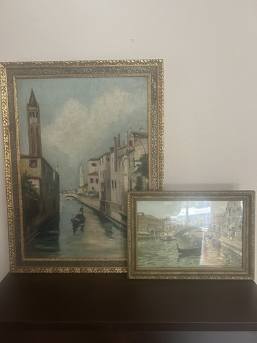 Set dipinti olio fatti - set,