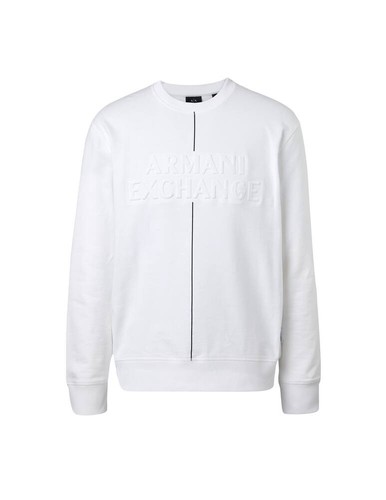Armani exchange felpa bianca - armani,