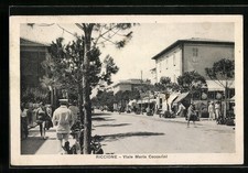Riccione, Viale Maria Ceccarini, cartolina 