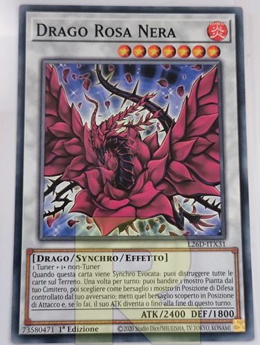 Drago rosa nera black - drago,