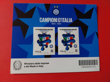 Foglietto 2 FRANCOBOLLI INTER