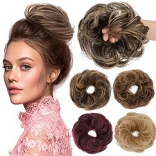 Curly Messy 100% Remy Hair Bun