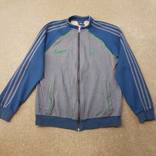 Adidas Giacca Uomo Track Blu Medio Seefeld Vespa Scooter Originale Casual Mod