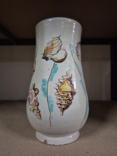 Vaso ceramica '900 ALBISSOLA LA CASA DELL'ARTE mare Marino costiero Conchiglia