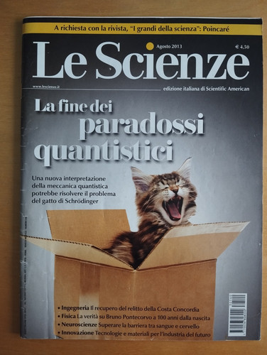 Scienze agosto 2013 - scienze,